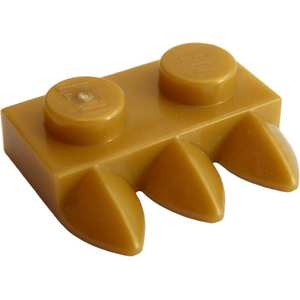 LEGO® Plate 1x2 - Dent - Griffe - Décoration - Ornement