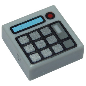 LEGO® Brand Tile 1x1 with Keypad Buttons