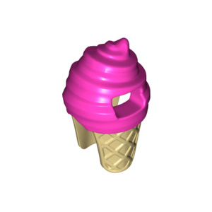 LEGO® Minifigure Headgear Head Cover Costume Ice Cream