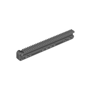 LEGO® Technic Gear Rack 1x14x2 with Axle and Pin Holes