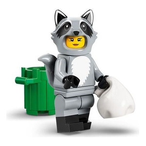 LEGO® Raccoon Costume Fan Series 22 Minifigure