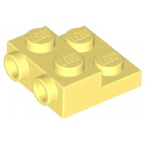 LEGO® Plate 2x2x2/3 - 4 Tenons et 2 Creux sur un Côté