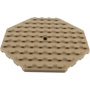 LEGO® Plate 10x10 Octogonal avec Passage au Milieu