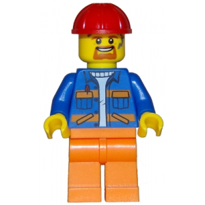 LEGO® Mini-Figurine City Ouvrier Travaux