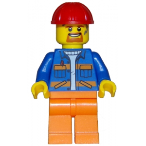 LEGO® Mini-Figurine City Ouvrier Travaux