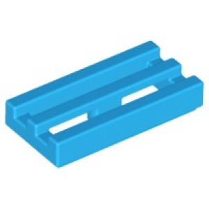 LEGO® Tile Modified 1x2 Grille with Bottom Groove