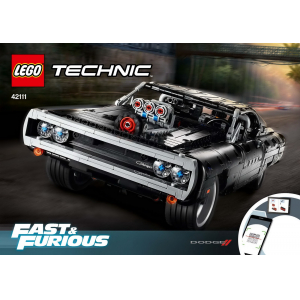 LEGO® Notice Papier 42111 Dom's Dodge - Fast Furious