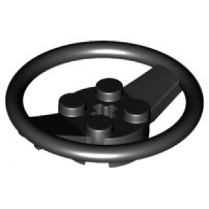 LEGO® Steering Wheel 4x4 with 2x2 Center and Axle Hole