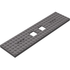 LEGO® Base - Chassis de Train 6x24 avec 2 Découpes