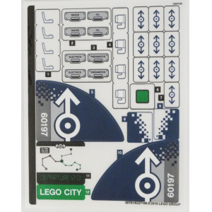 LEGO® Autocollant - Stickers 60197 Train
