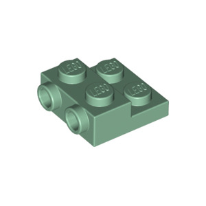 LEGO® Plate 2x2x2/3 - 4 Tenons et 2 Creux sur un Côté