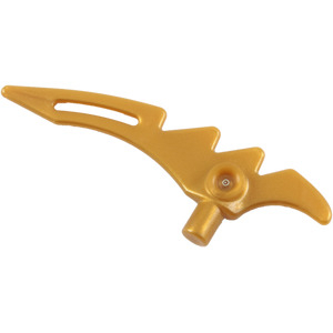 LEGO® Minifigure Weapon Crescent Blade Serrated with Bar