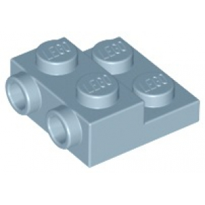 LEGO® Plate 2x2x2/3 - 4Tenons et 2 Creux sur un Côté