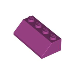 LEGO® Tuile 2x4 - Inclinaison de 45°