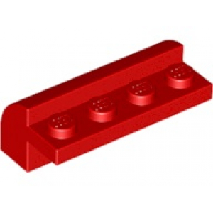 LEGO® Slope Curved 4x1x1 - 1/3 with 4 Recessed Studs