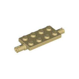 LEGO® Plate 2x4 Support de Roues avec 2 Connecteurs