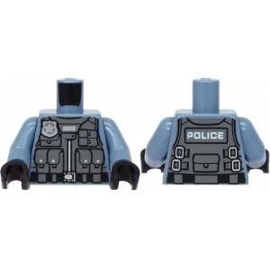 LEGO® Mini-Figurine Torse Tenue de Policier (6J)