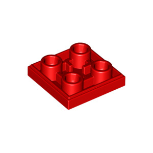 LEGO® Plate Lisse 2x2 Inversée Avec 4 Tenons Creux