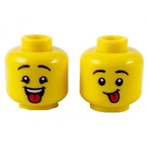 LEGO® Minifigure - Head with 2 Expressions