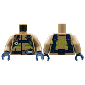 LEGO® Accessoire Mini-Figurines Torse Pompier (2Y)