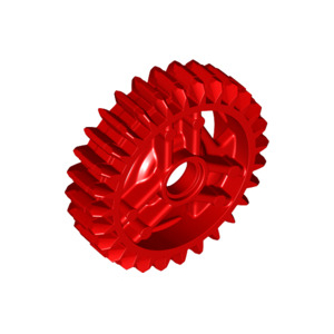 LEGO® Technic Gear 28 Tooth Double Bevel with Pin Hole