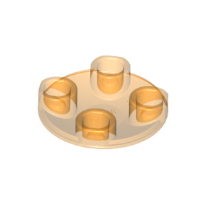 LEGO® Plate Ronde Lisse Inversée 2x2