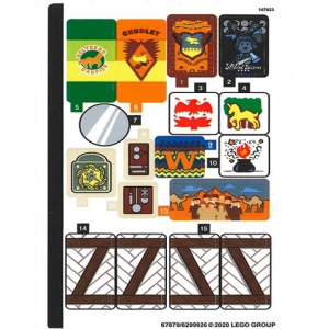 LEGO® Sticker Sheet for Set 75980 Sheet 1