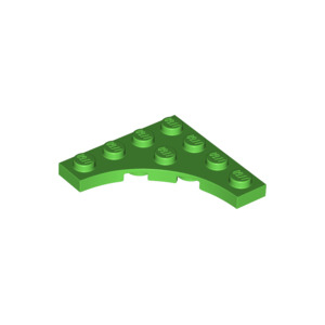 LEGO® Plate Modified 4x4 with 3x3 Curved Cutout