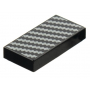LEGO® Tile 1x2 with Groove with Silver Diagonal Zigzag