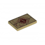 LEGO® Tile 2x3 with 'The MARAUDER'S MAP'