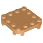 LEGO® Plate Modified 4x4x2/3 with Rounded Corners and 4 Feet