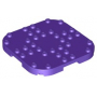 LEGO® Plate Modified 8x8x2/3 with Rounded Corners and 4 Feet