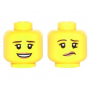 LEGO® Mini-Figurine - Tête Femme Avec 2 Expressions (1A)