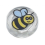 LEGO® Tile Round 1x1 with Bee Pattern