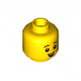 LEGO® Mini-Figurine Tête Sourire - Tâche de Rousseurs (3K)