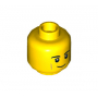 LEGO® Mini-Figurine Tête Sourire Narquois (3I)