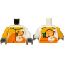 LEGO® Torso Jacket with Orange Spiral Vita Rush Logo Pattern