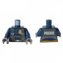LEGO® Mini-Figurine Torse Police Insigne Dorée (6I)