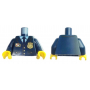 LEGO® Mini-Figurine Torse Police Insigne Dorée (6K)