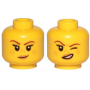 LEGO® Minifigure Head Dual Sided Female