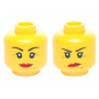 LEGO® Mini-Figurine - Tête Femme Avec 2 Expressions (3S)