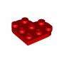 LEGO® Plate 3x3 En Forme de Coeur
