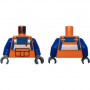 LEGO® Mini-Figurine Torse Ouvrier Salopette (5P)