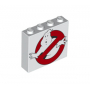 LEGO® Brick 1x4x3 with Ghostbusters Logo Pattern