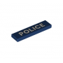 LEGO® Plate Lisse 1x4 Imprimée Police