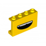 LEGO® Cloison 1x4x2 Imprimé Bouche Ouverte