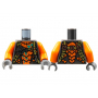 LEGO® Torso Orange Breastplate Olive Green Straps