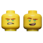 LEGO® Mini-Figurine Tête 2 Expressions Différentes (2S)