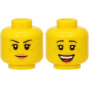 LEGO® Minifigure Head Dual Sided Female