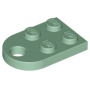 LEGO® Plate 2x3 - Arrondie et Passage Pour Connecteur